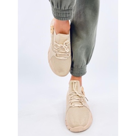 Scarpe da ginnastica a calzino Wades beige 1