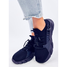 Scarpe da ginnastica a calzino Wades blu scuro 1