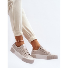Sneakers Da Donna Con Suola Spessa Lee Cooper LCW-24-31-2178 Grigio 1