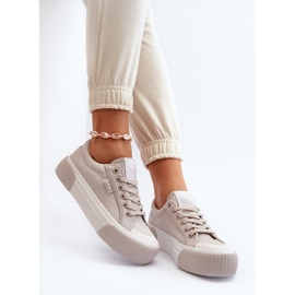 Sneakers Da Donna Con Suola Spessa Lee Cooper LCW-24-31-2178 Grigio 2