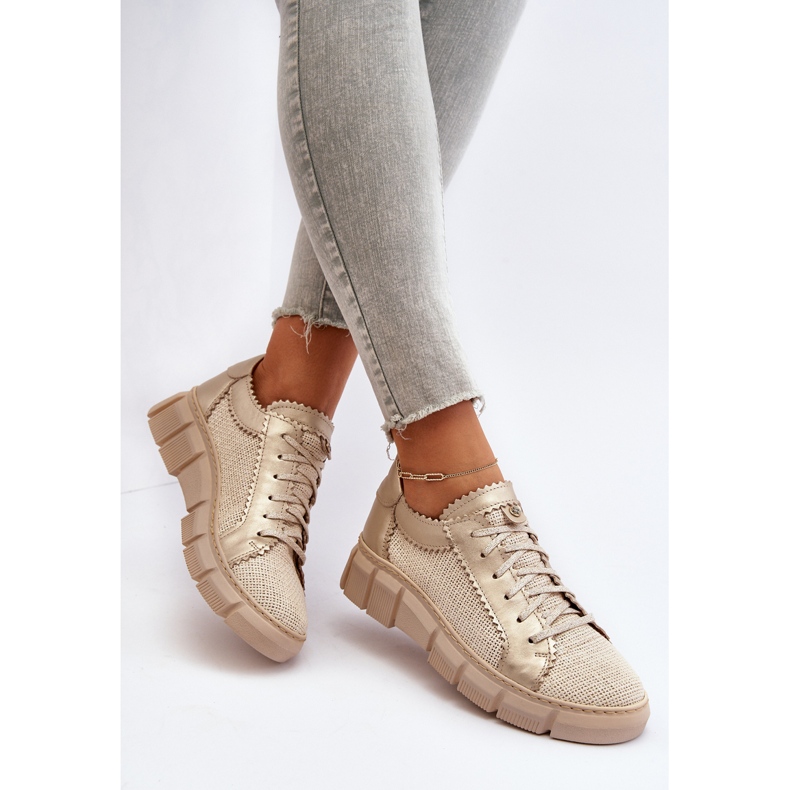 Scarpe da donna in pelle Maciejka 05850-22 Beige chiaro 1