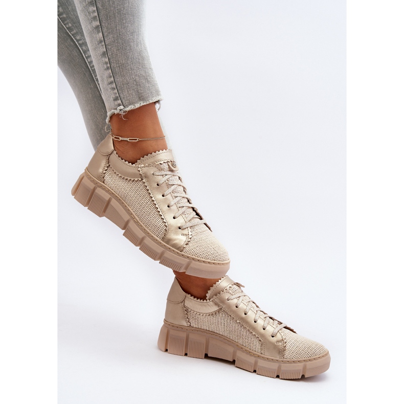 Scarpe da donna in pelle Maciejka 05850-22 Beige chiaro 2