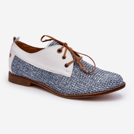 Scarpe Basse in Pelle da Donna Maciejka 06461-17 Blu 1