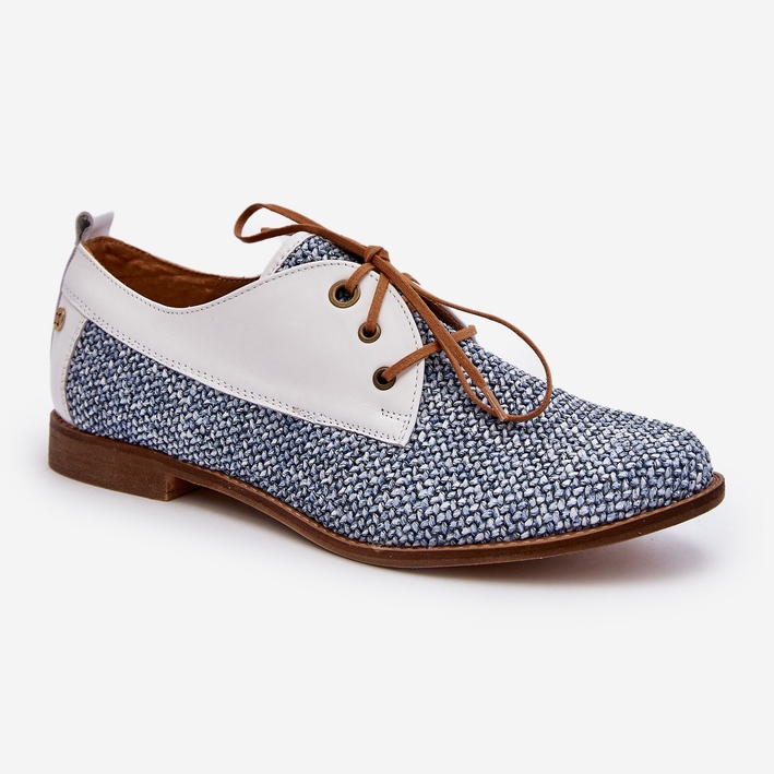 Scarpe Basse in Pelle da Donna Maciejka 06461-17 Blu 1