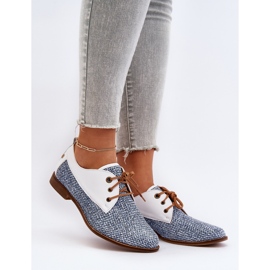 Scarpe Basse in Pelle da Donna Maciejka 06461-17 Blu 2