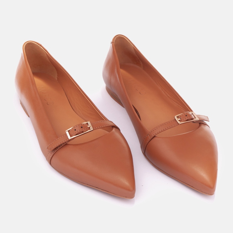 Marco Shoes Le ballerine di Helen marrone 1