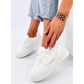 Scarpe da ginnastica con plateau Broady Allwhite bianco 1