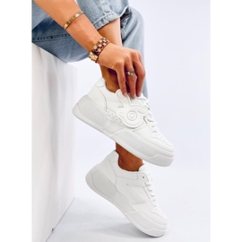 Scarpe da ginnastica con plateau Broady Allwhite bianco 2