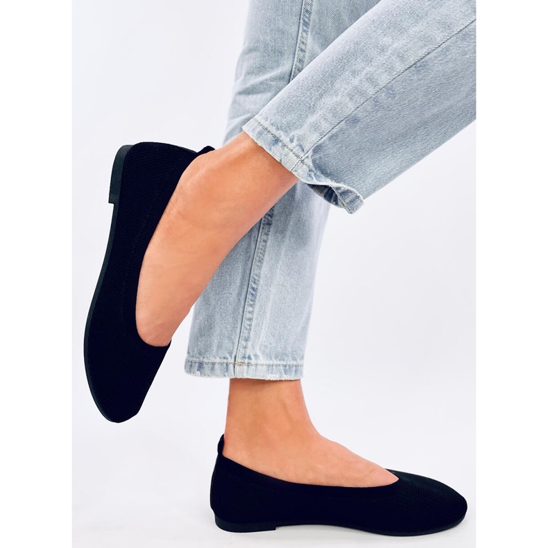 Cavaday Ballerine a calzino nere nero 2
