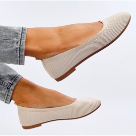 Cavaday Ballerine a calzino beige 1