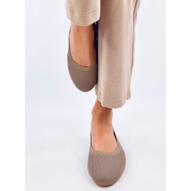 Ballerine a calzino Cavaday Khaki marrone 1
