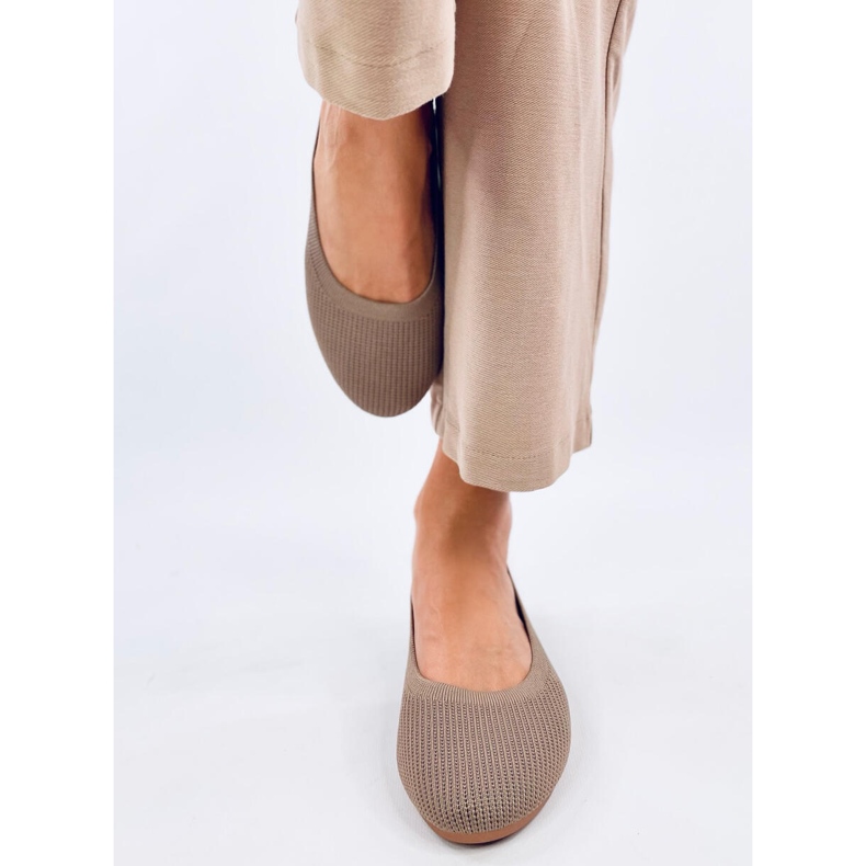 Ballerine a calzino Cavaday Khaki marrone 1