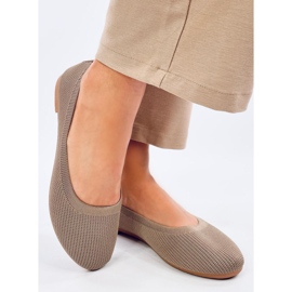 Ballerine a calzino Cavaday Khaki marrone 2