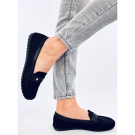 Morbidi mocassini da donna Yuriko Nero 1