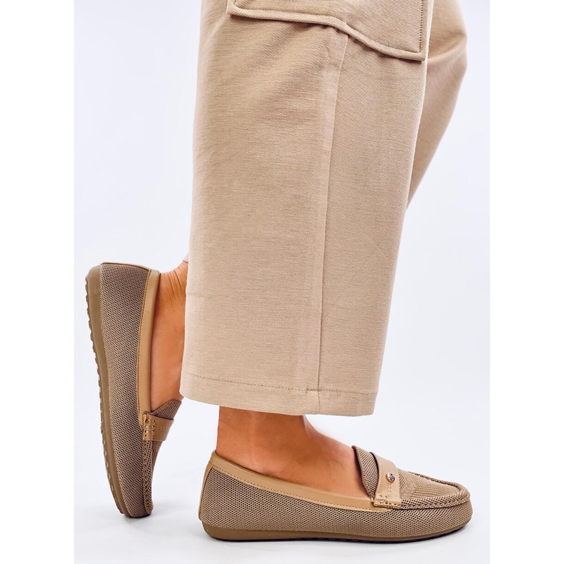Morbidi mocassini da donna Yuriko Kaki beige 2