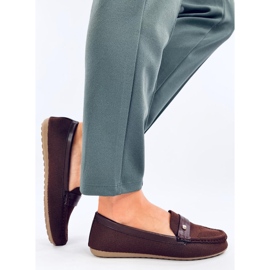 Morbidi mocassini da donna Yuriko Marrone 2