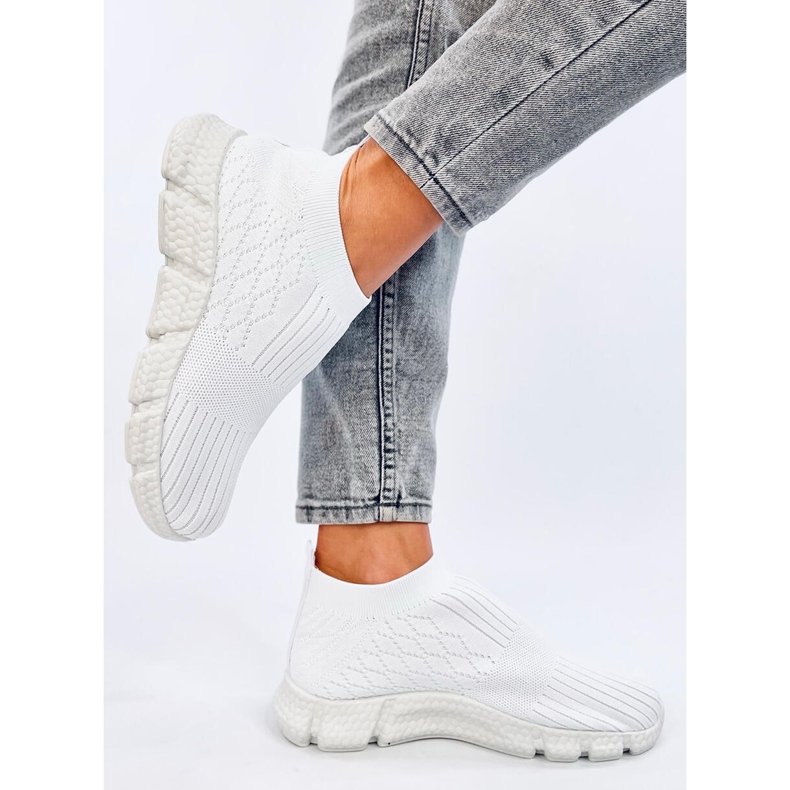 Darts Scarpe sportive a calzino bianche bianco 2