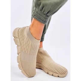 Darts Scarpe sportive a calzino beige 2