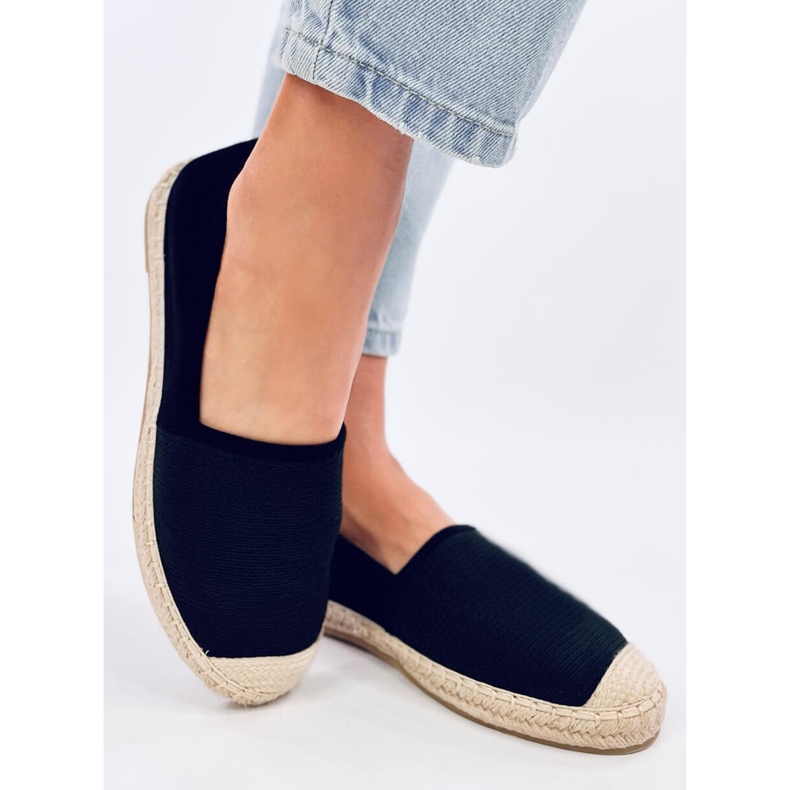 Haydon Espadrillas in tela nera da donna nero 2