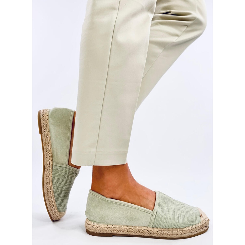 Espadrillas in tela Haydon Green da donna verde 2