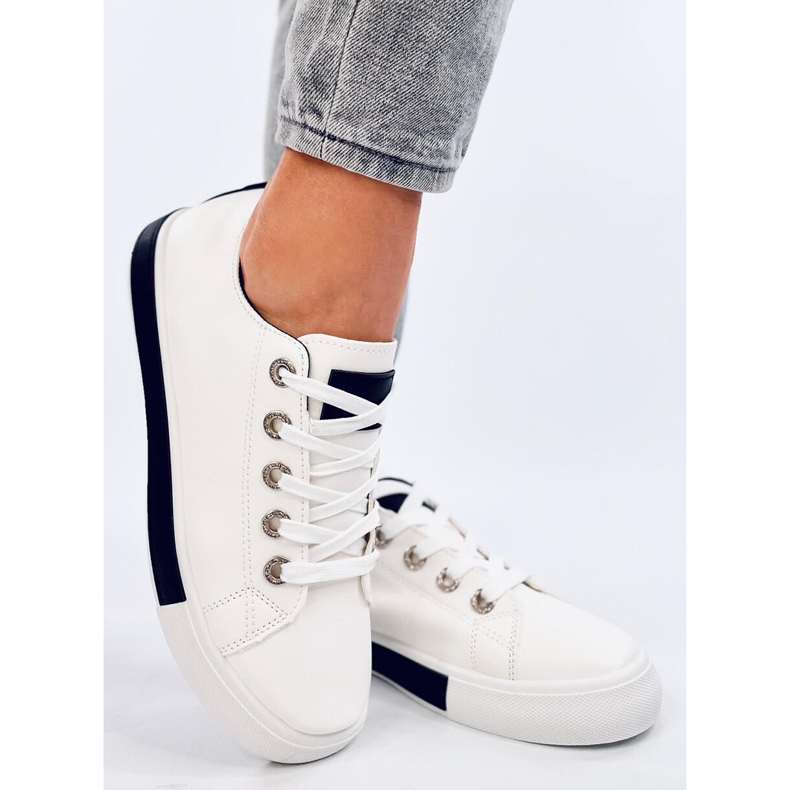 Sneakers da donna Rounds BIANCO/NERO bianca 1