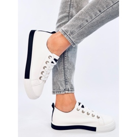 Sneakers da donna Rounds BIANCO/NERO bianca 2