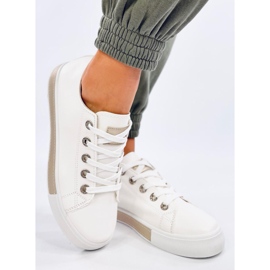 Sneakers Rounds Bianco Oro da donna bianca 2