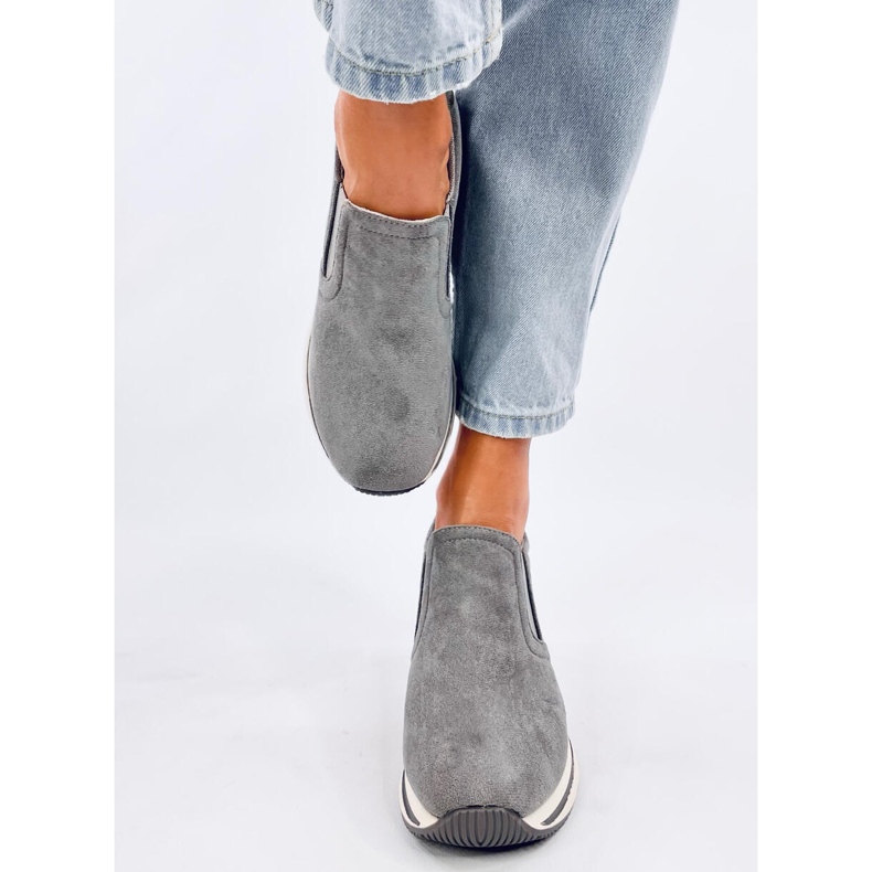 Scarpe con zeppa nascosta Boult Grey grigio 1