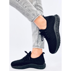 Scarpe sportive a calzino Barkes Allblack nero 2