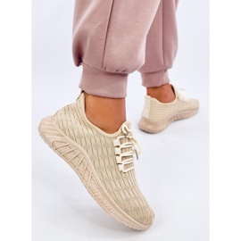 Barkes Scarpe sportive a calzino beige 2