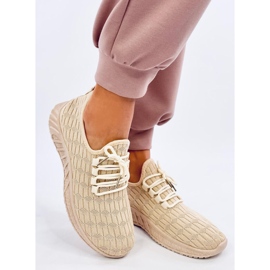 Barkes Scarpe sportive a calzino beige 1