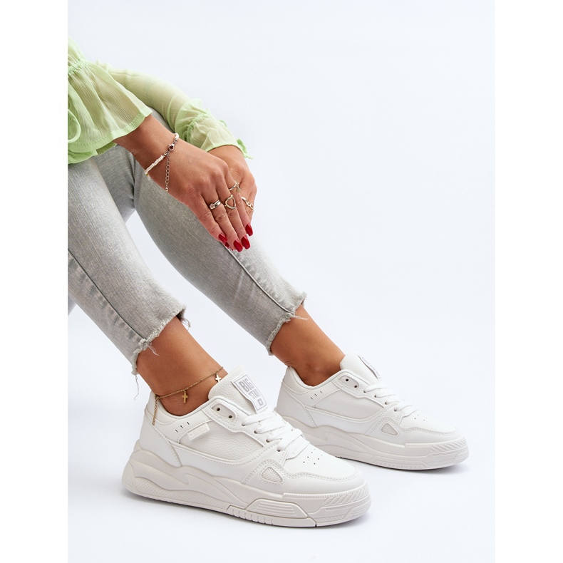 Scarpe da ginnastica da donna Big Star NN274667 Bianche bianco 1