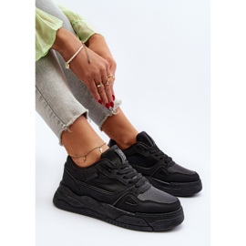 Scarpe da ginnastica da donna Big Star NN274666 Nere nero 2