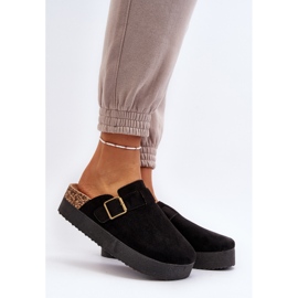Zoccoli con plateau Jorfia neri da donna nero 2