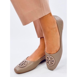 Ballerine eleganti Irvina Khaki beige 2