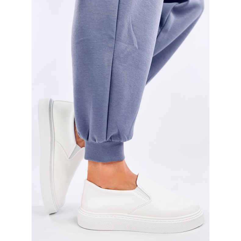 Allams Sneakers slip-on bianche bianca 2