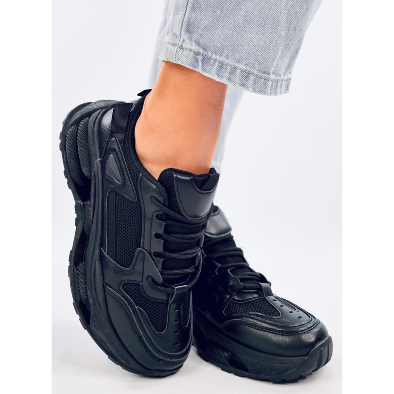 Lancasi Sneakers da donna nere nero 1