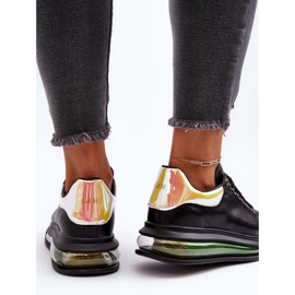 Sneakers da Donna in Pelle GOE NN2N4030 Nero 1