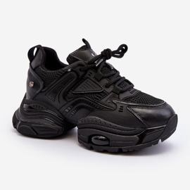 Sneakers con suola massiccia GOE NN2N4045 Nera nero 2