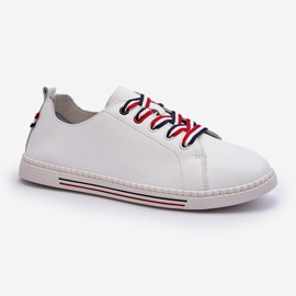 Vinceza Sneakers in pelle da donna bianche Litzy bianca 2