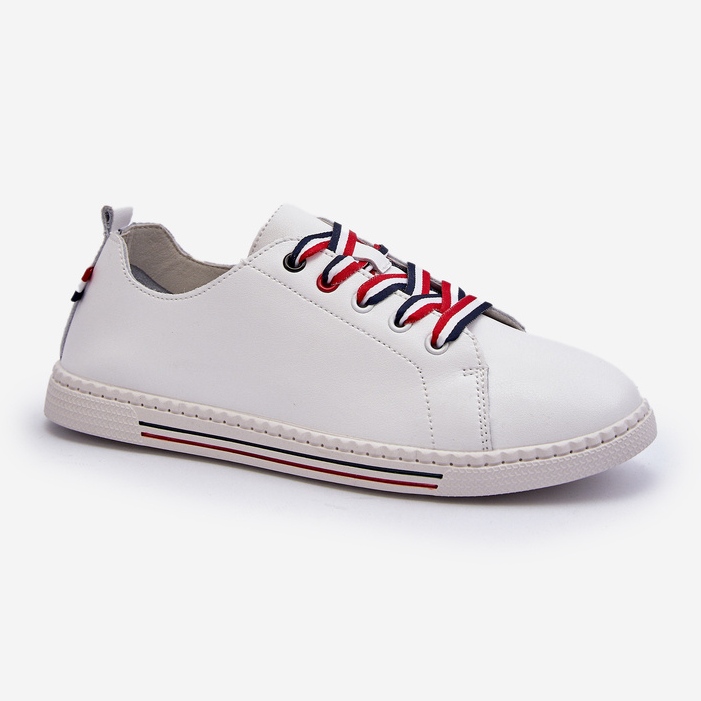 Vinceza Sneakers in pelle da donna bianche Litzy bianca 2