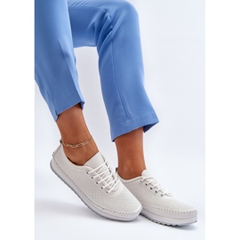 Vinceza Scarpe Sportive in Pelle da Donna Sneakers Bianche Lalnai bianco 1