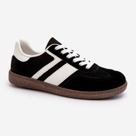 Scarpe Sportive Sneakers Basse da Donna Nere Eudiopis nero 1
