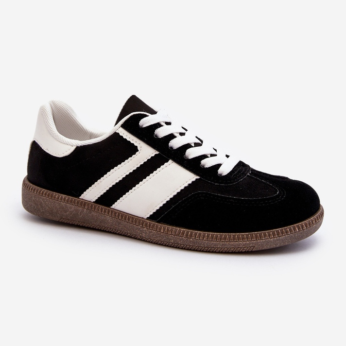 Scarpe Sportive Sneakers Basse da Donna Nere Eudiopis nero 1