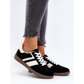 Scarpe Sportive Sneakers Basse da Donna Nere Eudiopis nero 2