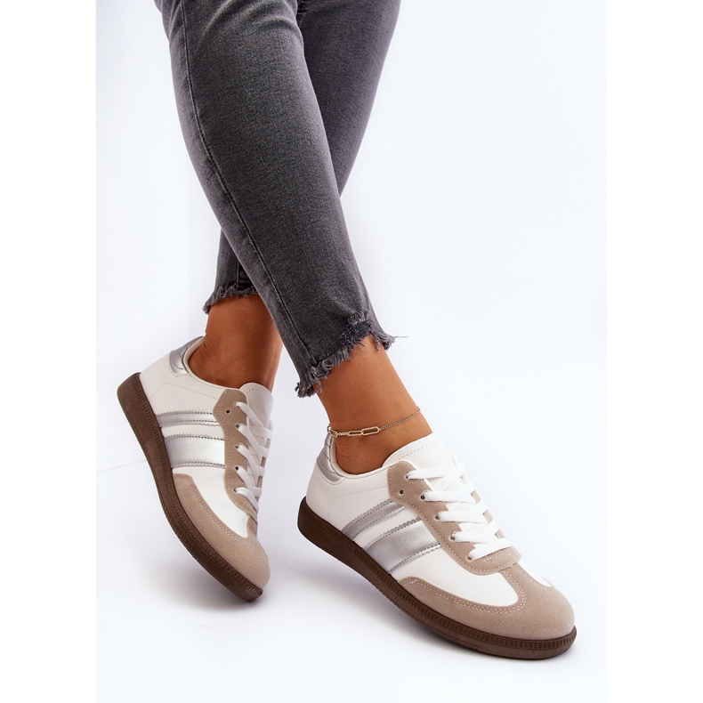 Scarpe Sportive Basse da Donna Sneakers Bianche Cafala bianca 1