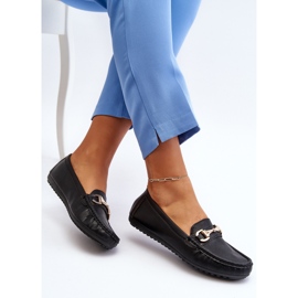 Mocassini Classici da Donna in Ecopelle Nero Demese 1