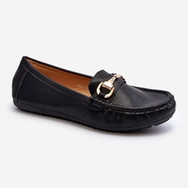 Mocassini Classici da Donna in Ecopelle Nero Demese 2
