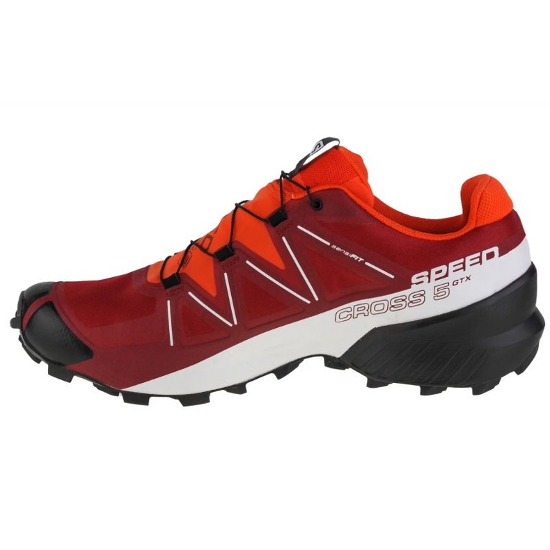 Scarpe da corsa Salomon Speedcross 5 Gtx 416125 rosso 1