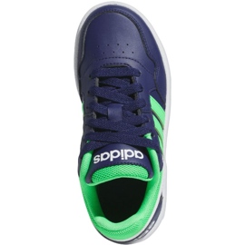 Scarpe Adidas Hoops 3.0 Jr IG3829 verde 1